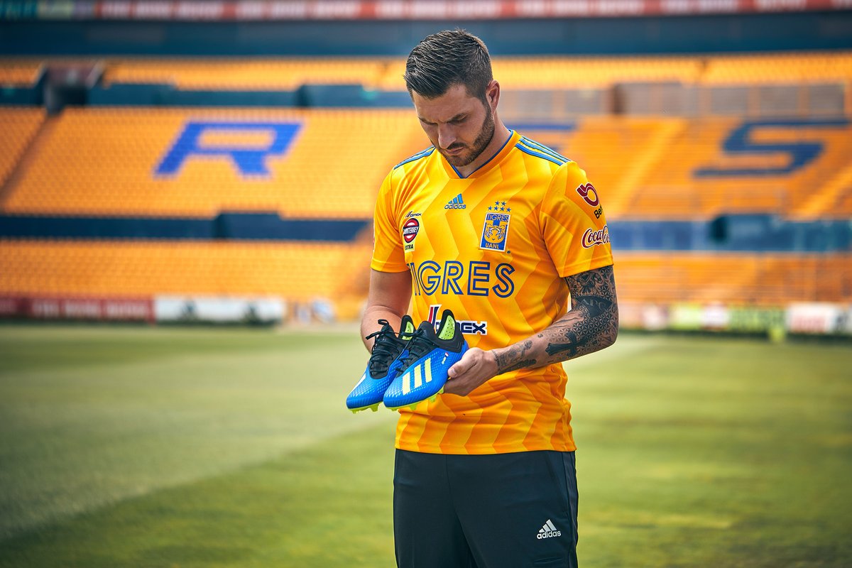 White Shorts Adidas Tigres 18 19 Home Away Kits Released